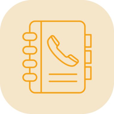 Telefon ikonu. düz tasarım biçimi.