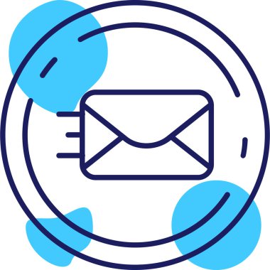 E- posta simgesi vektör illüstrasyonu