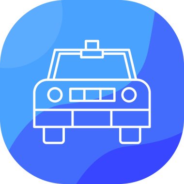 araba simgesi, vektör illüstrasyonu