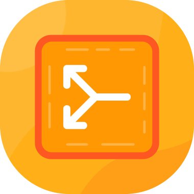 Yönlendirme ikonu vektör illüstrasyonu. Basit ve modern sembol.