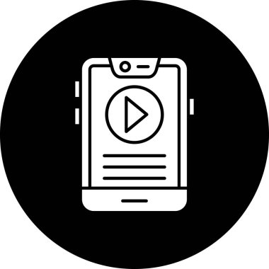 Vektör Mobil simge illüstrasyonu