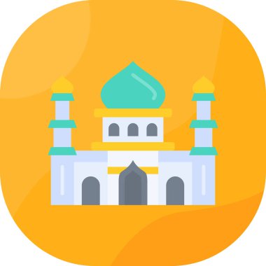 cami vektör renk çizgisi simgesi