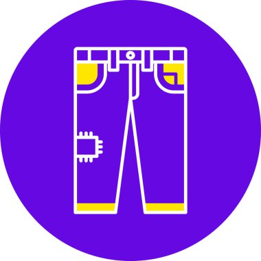 Kıyafetler. Web simgesi basit illüstrasyon