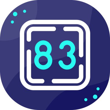 Saat. Web simgesi basit illüstrasyon