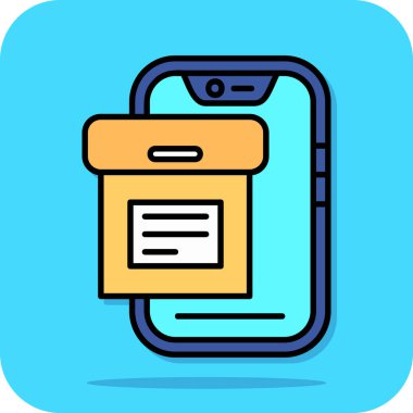 Cep telefonu vektör çizimi