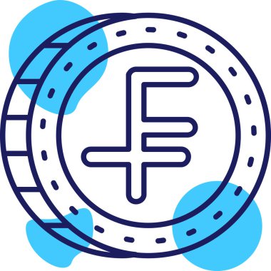 Tek bir simgenin vektör illüstrasyonu