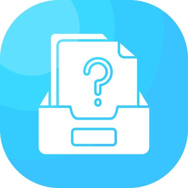 Soru işareti vektör illüstrasyonu