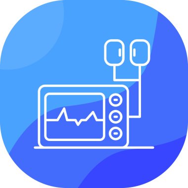 Teknolojinin basit ve minimalist vektör simgesi