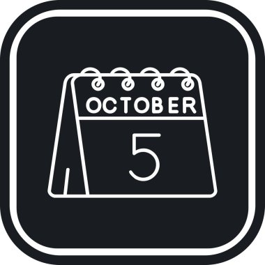 Takvim simgesi, vektör çizimi