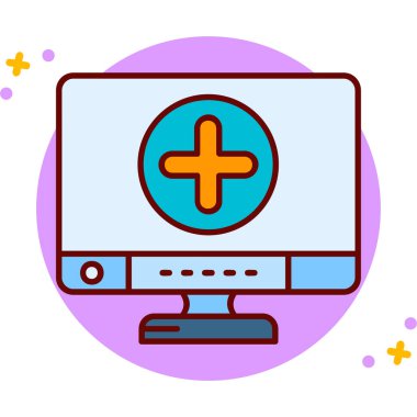 bilgisayar simgesi vektör illüstrasyonu