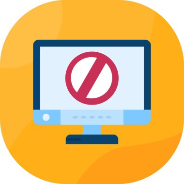 Bilgisayar düz tasarım simgesi