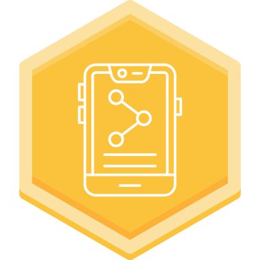 mobil simge vektör illüstrasyonu