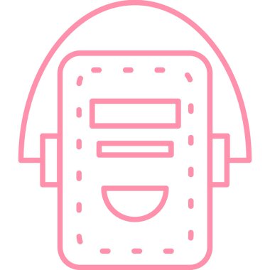 çanta simgesi vektör illüstrasyonu