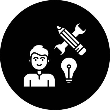 Eğitim simgesinin vektör illüstrasyonu