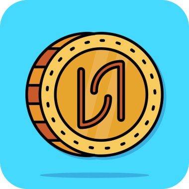 Modern bir simgenin vektör illüstrasyonu