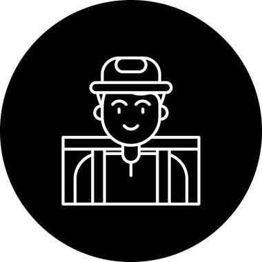 Bir işçinin illüstrasyonu