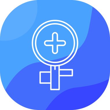 kadın cinsiyet ikonu vektör illüstrasyonu