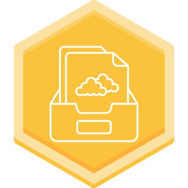 veri bulut depolama simgesi