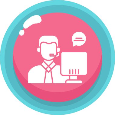 Çağrı merkezi. Basit simge