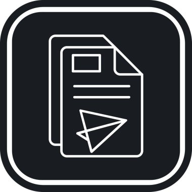 Dosya. Web simgesi basit illüstrasyon