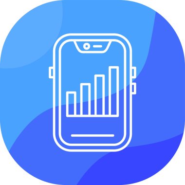 Vektör akıllı telefon simgesi illüstrasyonu
