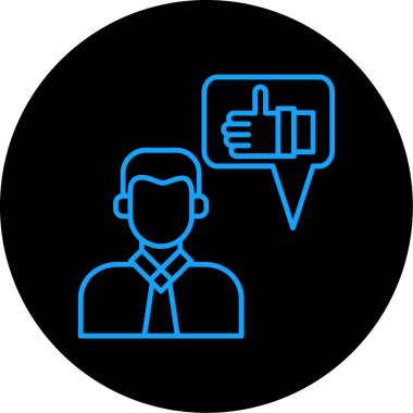 trend biçimi izole edilmiş arkaplan istemcisi simgesi