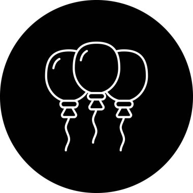 Şirin ve modern bir simgenin vektör çizimi