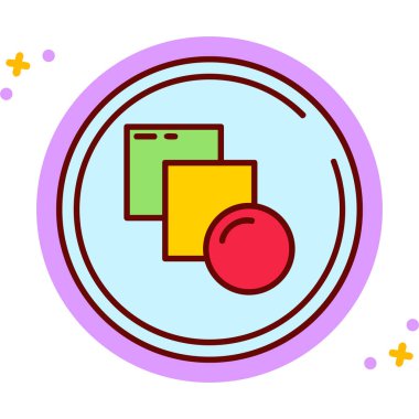 top ikon vektör illüstrasyonu