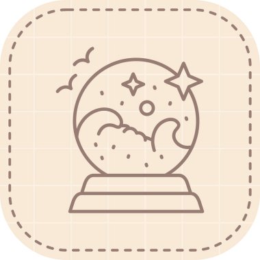 Çizgi film gezegeninin vektör çizimi