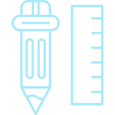 kalem ve cetvel simgesi, özet biçimi