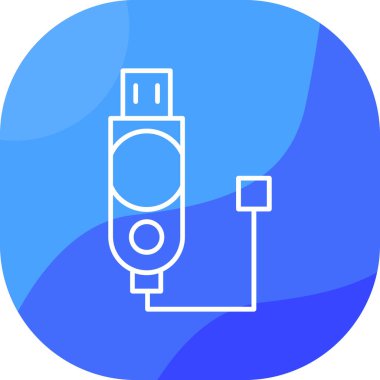 Elektrik dolgu simgesinin vektör illüstrasyonu