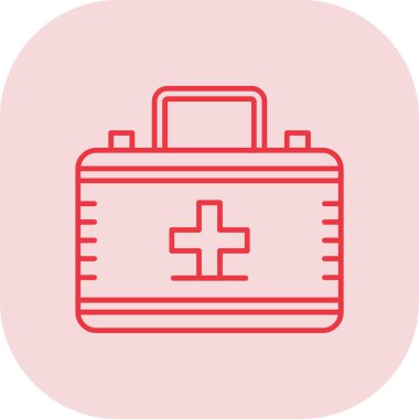 ilk yardım kiti vektör simgesi