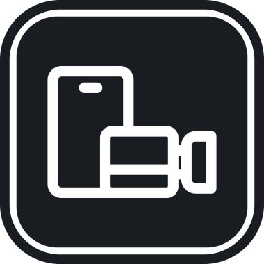 vektör Benzin İstasyonu Ico