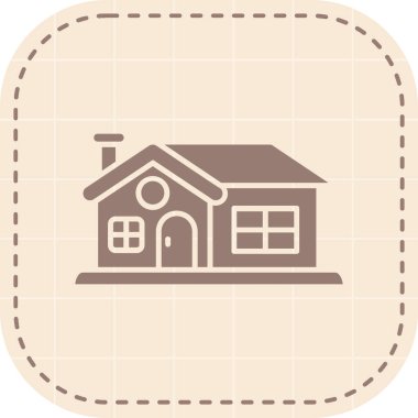 ev simgesi vektör illüstrasyonu