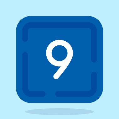 8 numaralı simge tasarım şablonu