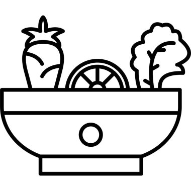 Ana hatlarıyla banyo küveti ikonu