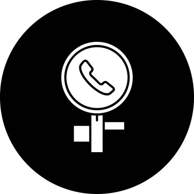 - Telefon. Web simgesi basit illüstrasyon