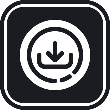 Dairesi olan bir dairenin vektör simgesi