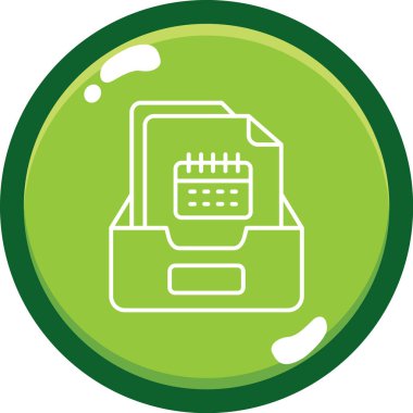 Yazıcı. Web simgesi basit illüstrasyon