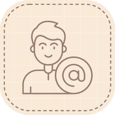 e- posta simgesi vektör illüstrasyonu