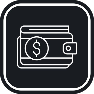 Para için. Web simgesi basit tasarım