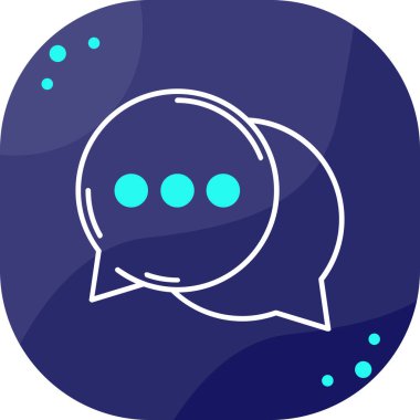 konuşma kabarcığı vektör çizimi