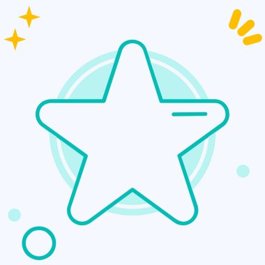 star icon design, vector illustration