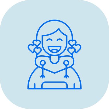 Kışlık kıyafet ikonu olan kız, taslak tarzı