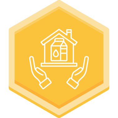 ev simgesi vektör illüstrasyonu