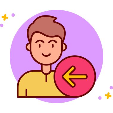 kullanıcı avatar simgesi, vektör illüstrasyonu