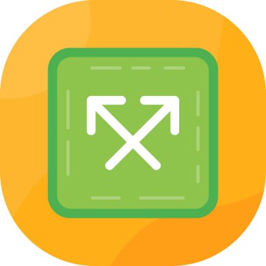 ok yönü gezinme simgesi ana hat biçiminde