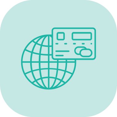 seo modern simgesinin vektör illüstrasyonu