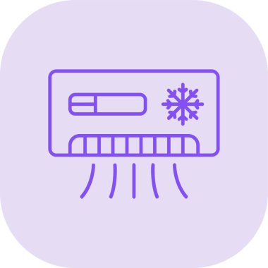 Soğuk saç kremi simgesi, anahat stili