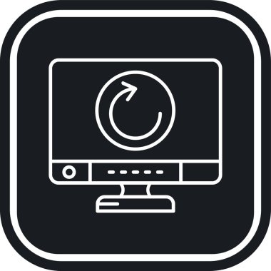 Web simgesi vektör illüstrasyonu